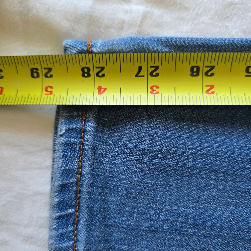 Anthropologie Pilcro Slim Boyfriend Jeans Size 28 Ankle Mid-Rise Patch Pocket - Picture 12 of 12